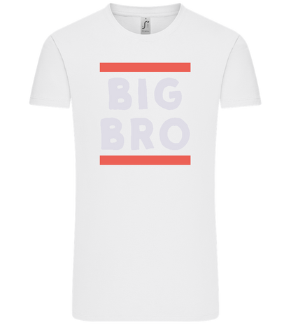 Big Bro Text Design - Comfort Unisex T-Shirt_WHITE_front