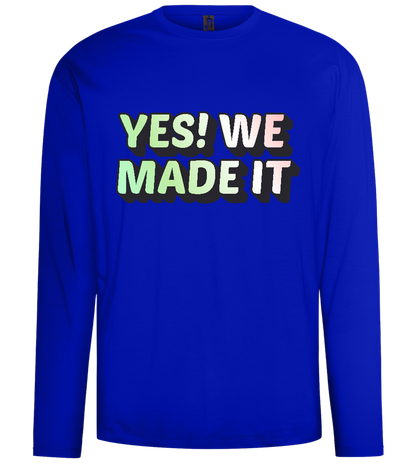 Yes! We Made It Design - Comfort men's long sleeve t-shirt_OVERSEAS_front