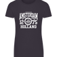 Capital City of Amsterdam Design - Basic women's fitted t-shirt_MOUSE GREY_front