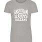 Capital City of Amsterdam Design - Basic women's fitted t-shirt_ORION GREY_front