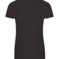 Capital City of Amsterdam Design - Basic women's fitted t-shirt_DEEP BLACK_back