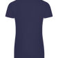 Capital City of Amsterdam Design - Basic women's fitted t-shirt_FRENCH NAVY_back