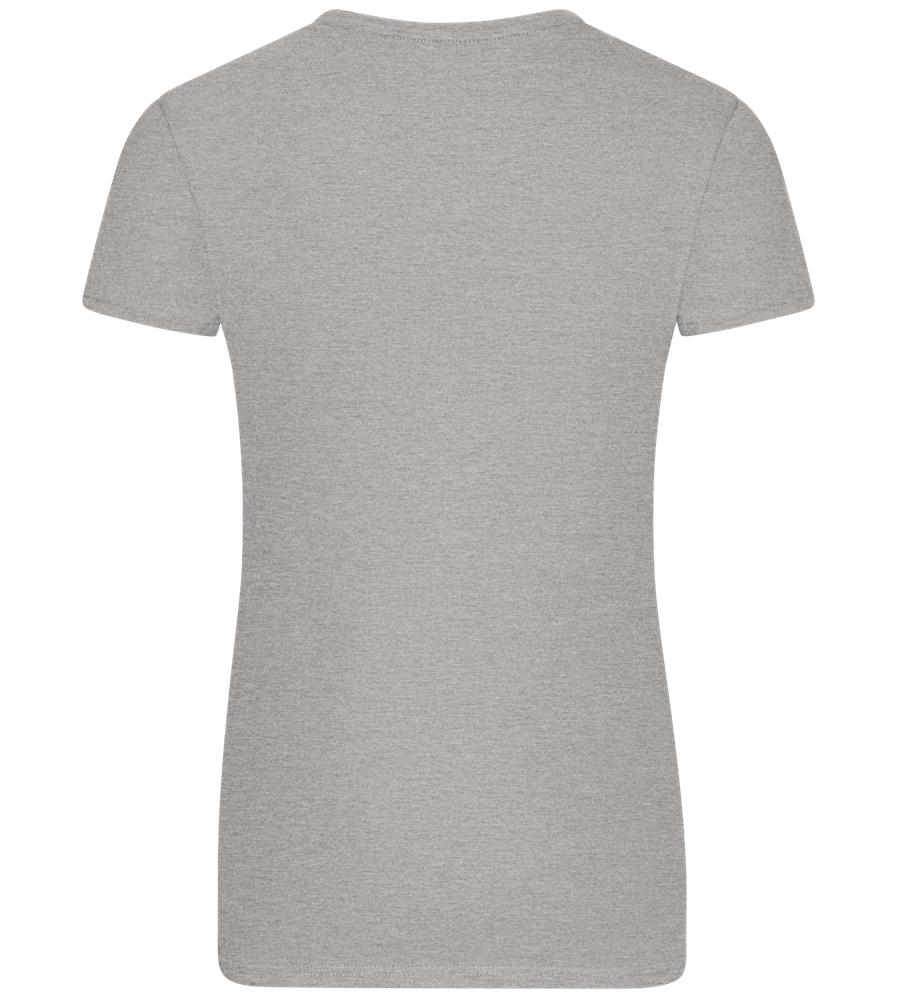 Capital City of Amsterdam Design - Basic women's fitted t-shirt_ORION GREY_back