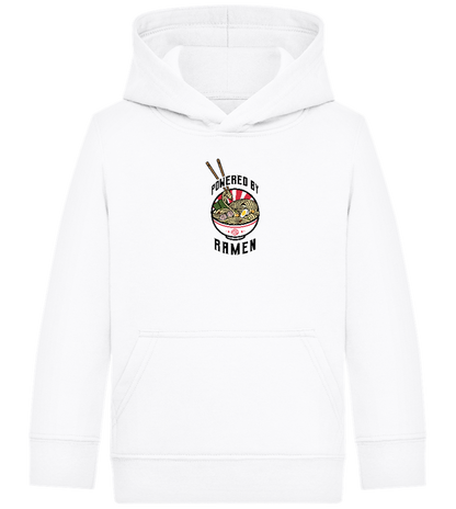 Powered By Design - Comfort Kids Hoodie_WHITE_front