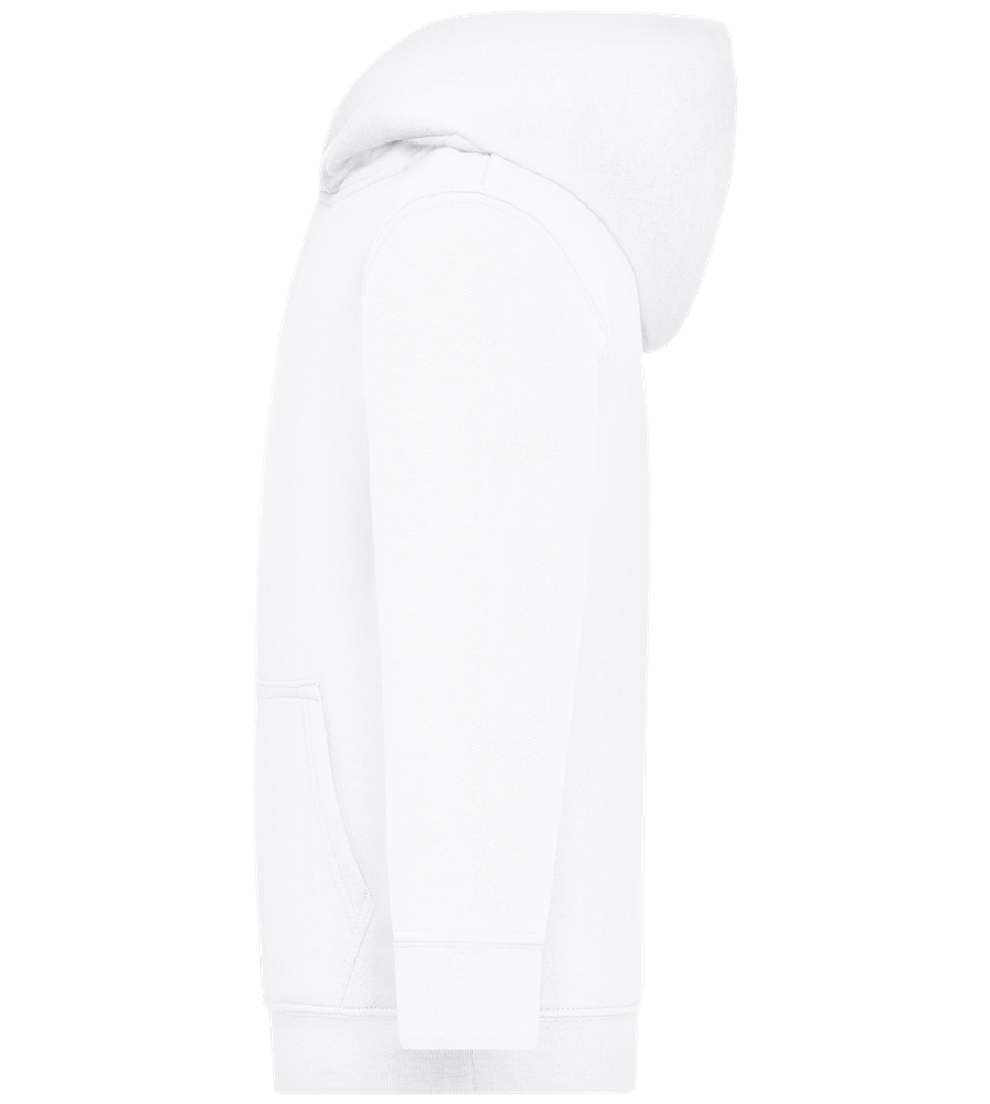 Powered By Design - Comfort Kids Hoodie_WHITE_left