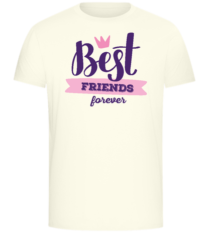 BFF Crown Design - Comfort Unisex T-Shirt_ECRU_front