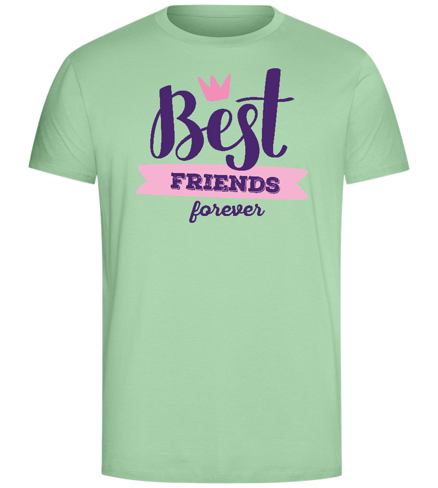 BFF Crown Design - Comfort Unisex T-Shirt_ICE GREEN_front