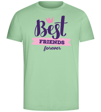 BFF Crown Design - Comfort Unisex T-Shirt_ICE GREEN_front