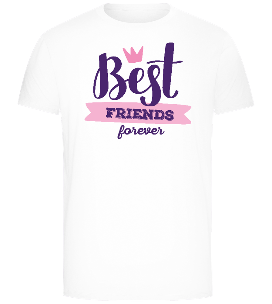 BFF Crown Design - Comfort Unisex T-Shirt_WHITE_front