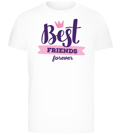 BFF Crown Design - Comfort Unisex T-Shirt_WHITE_front