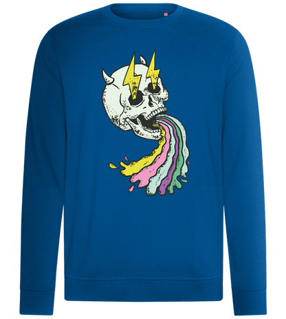 Rainbow Skull Thunders Design - Comfort unisex sweater_ROYAL_front