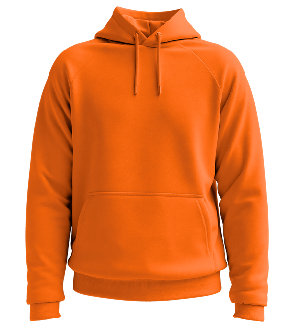 Basic Essential Unisex Hoodie_ORANGE_front