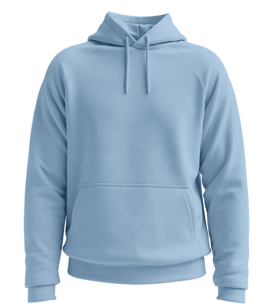 Basic unisex hooded sweater_SKY BLUE_front