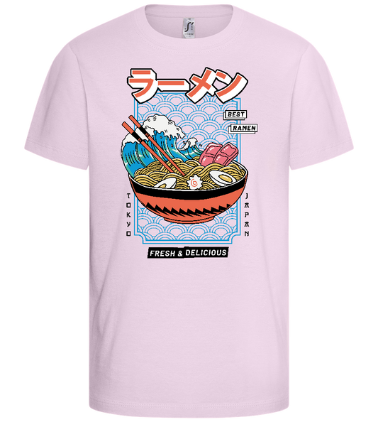 Best Ramen Design - Comfort kids fitted t-shirt_LIGHT PINK_front