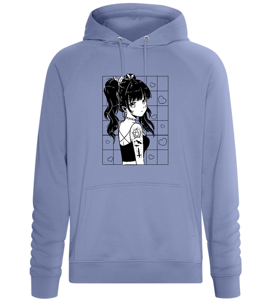 Inked Beauty Design - Comfort unisex hoodie_BLUE_front