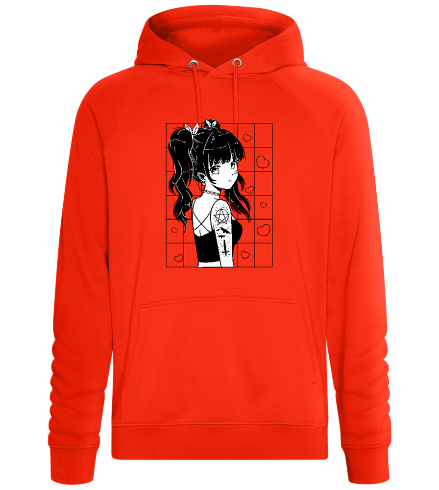 Inked Beauty Design - Comfort unisex hoodie_BURNT ORANGE_front