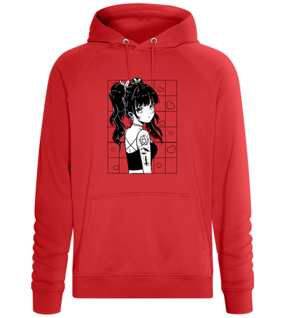 Inked Beauty Design - Comfort unisex hoodie_RED_front