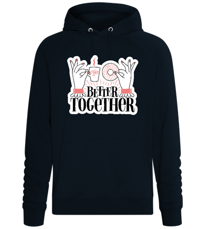 Sweet Better Together Design - Comfort unisex hoodie_BLACK_front