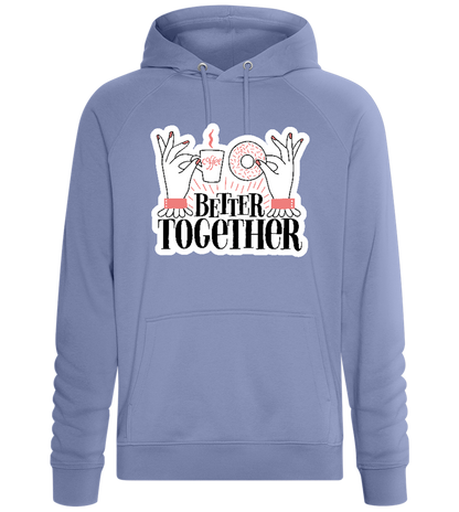 Sweet Better Together Design - Comfort unisex hoodie_BLUE_front