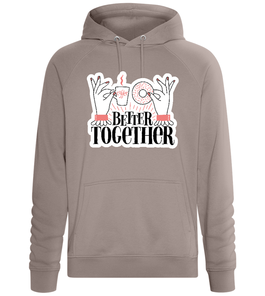 Sweet Better Together Design - Comfort unisex hoodie_CHARCOAL CHIN_front