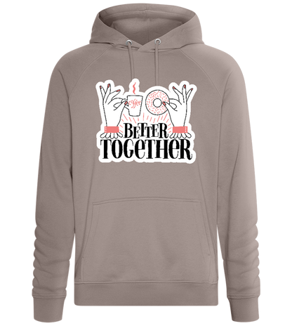 Sweet Better Together Design - Comfort unisex hoodie_CHARCOAL CHIN_front