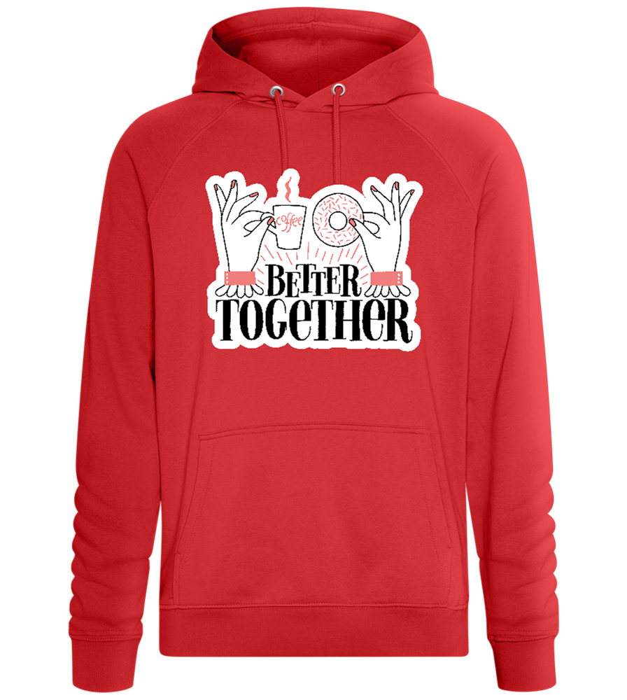 Sweet Better Together Design - Comfort unisex hoodie_RED_front