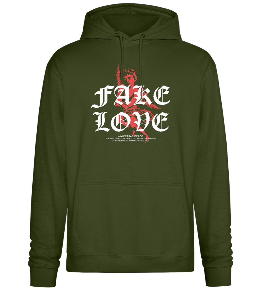 Fake Love Design - Premium Essential Unisex Hoodie_ARMY_front