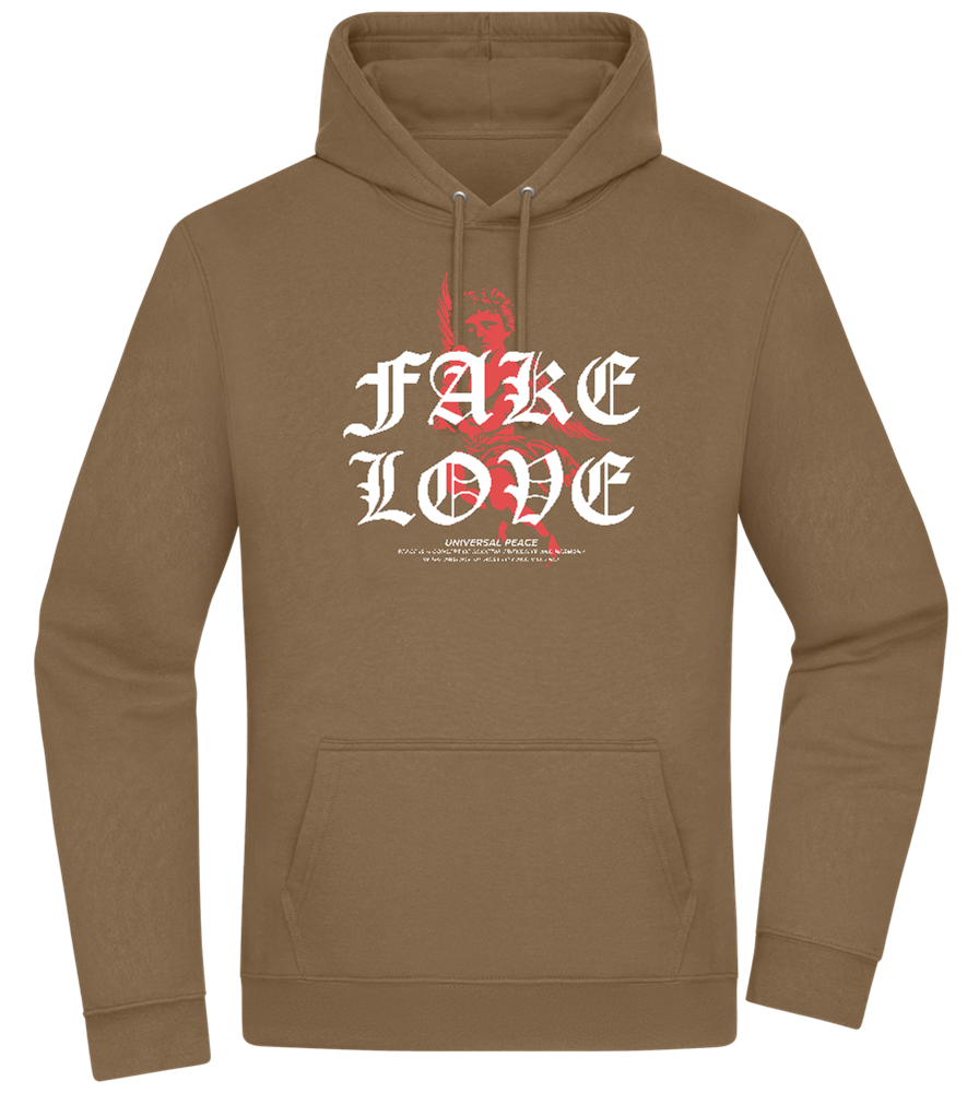 Fake Love Design - Premium Essential Unisex Hoodie_ARMY_front