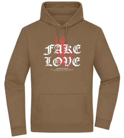 Fake Love Design - Premium Essential Unisex Hoodie_ARMY_front