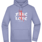 Fake Love Design - Premium Essential Unisex Hoodie_BLUE_front