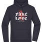 Fake Love Design - Premium Essential Unisex Hoodie_FRENCH NAVY_front