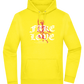 Fake Love Design - Premium Essential Unisex Hoodie_YELLOW_front