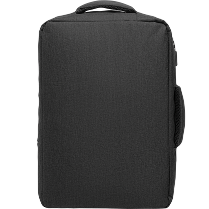 Slim Laptop Backpack_BLACK_front