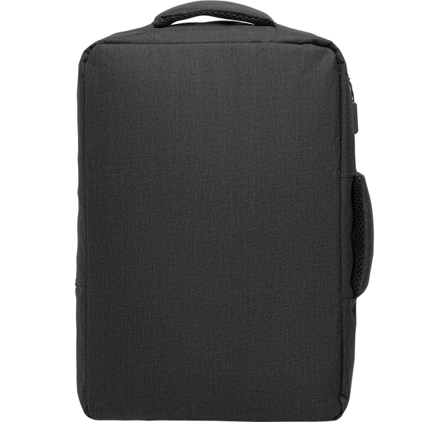 Slim Laptop Backpack_BLACK_front