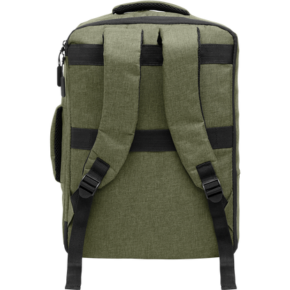 Slim Laptop Backpack_ARMY GREEN_back