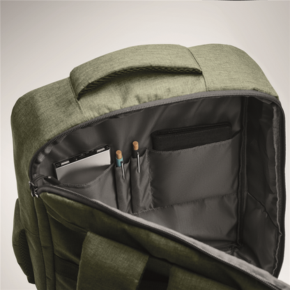 Slim Laptop Backpack_ARMY GREEN_DETAILEDIMAGE_back_4