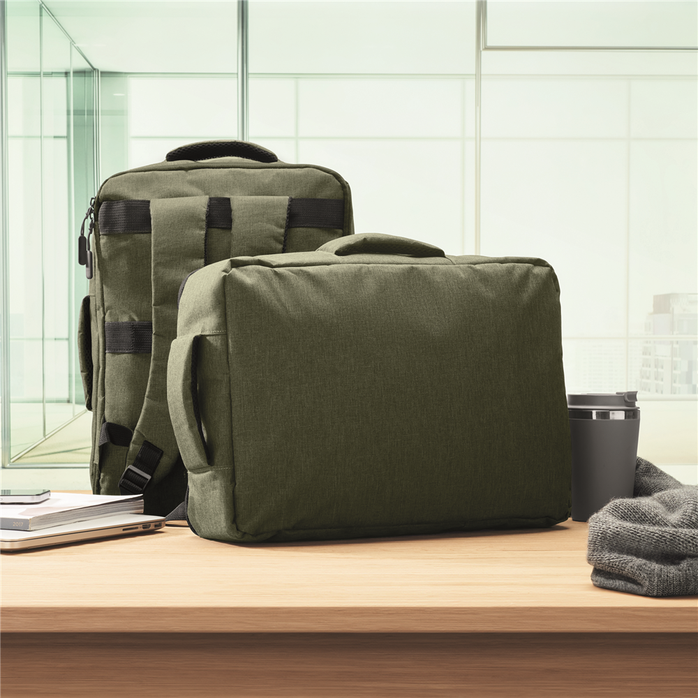 Slim Laptop Backpack_ARMY GREEN_DETAILEDIMAGE_back_1