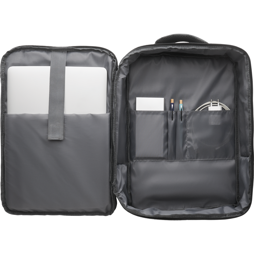 Slim Laptop Backpack_STONE GREY_DETAILEDIMAGE_front_4