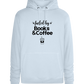 Books and Coffee Design - Premium unisex hoodie_CREAMY BLUE_front