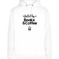 Books and Coffee Design - Premium unisex hoodie_WHITE_front