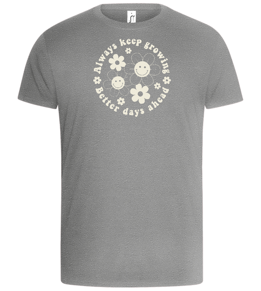 Keep Growing Design - Basic Unisex T-Shirt_ORION GREY_front