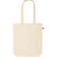 Premium organic canvas shopping bag_BEIGE_back