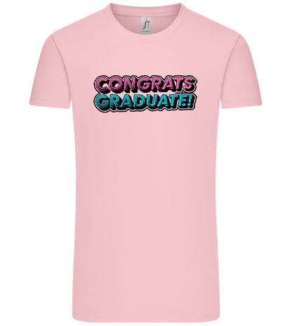 Congrats Graduate Design - Comfort Unisex T-Shirt_CANDY PINK_front