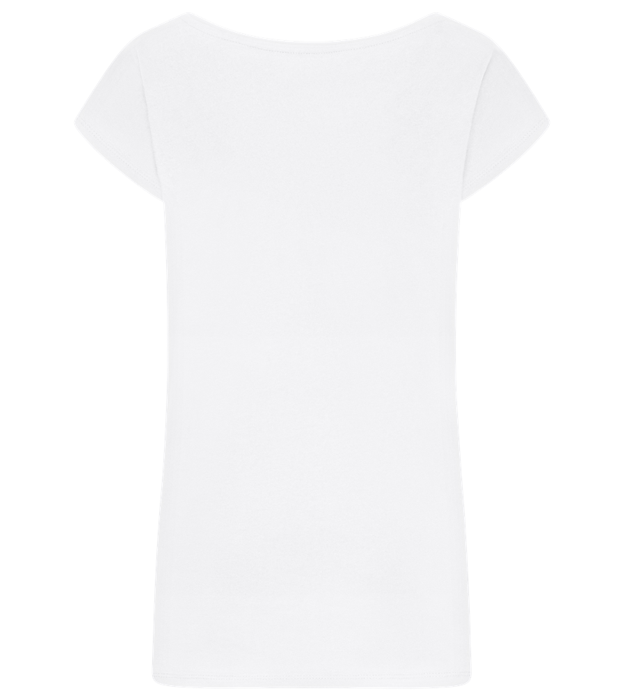 Retro Panther 4 Design - Comfort long t-shirt_WHITE_back