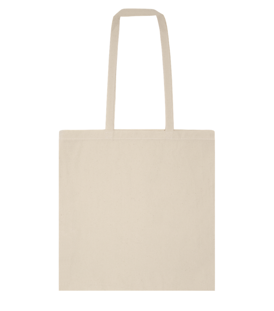 Hate Out of Date Design - Essential cotton tote bag_BEIGE_back