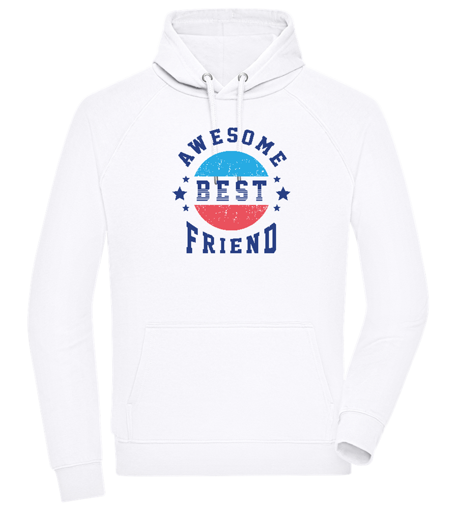 Awesome BFF Design - Comfort unisex hoodie_WHITE_front