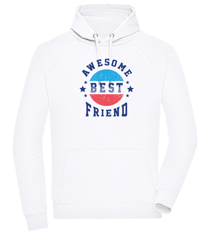 Awesome BFF Design - Comfort unisex hoodie_WHITE_front