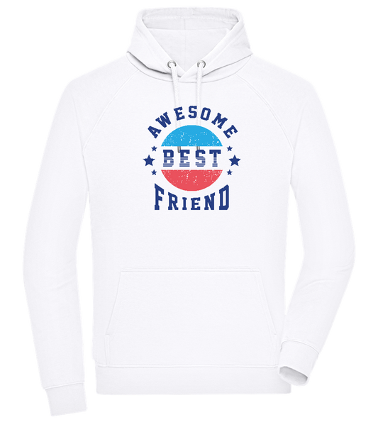 Awesome BFF Design - Comfort unisex hoodie_WHITE_front