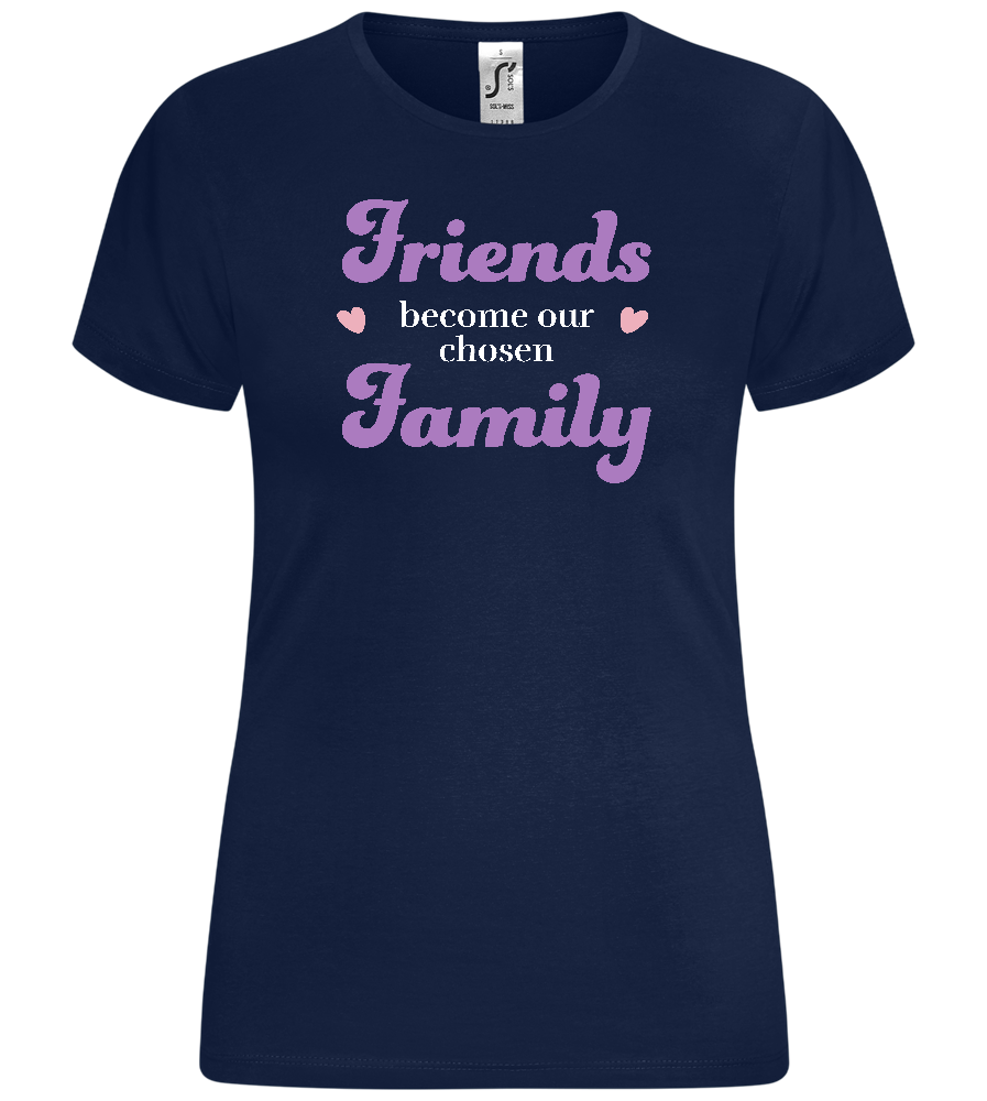 Our Chosen Family Design - Comfort women's t-shirt_MARINE_front