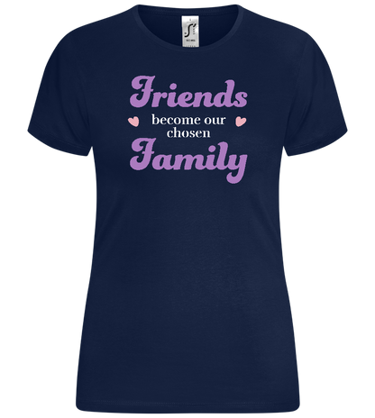 Our Chosen Family Design - Comfort women's t-shirt_MARINE_front